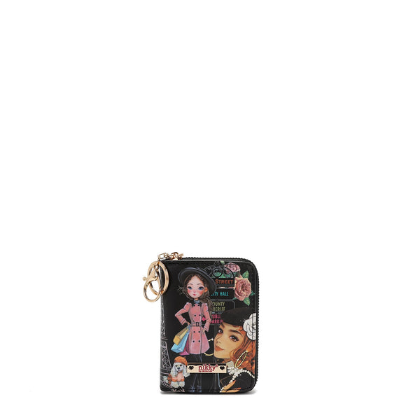 CARD HOLDER WITH ACCORDION TYPE ZIPPER (<tc><tc>Nikky</tc></tc> MAKES FRIENDS)