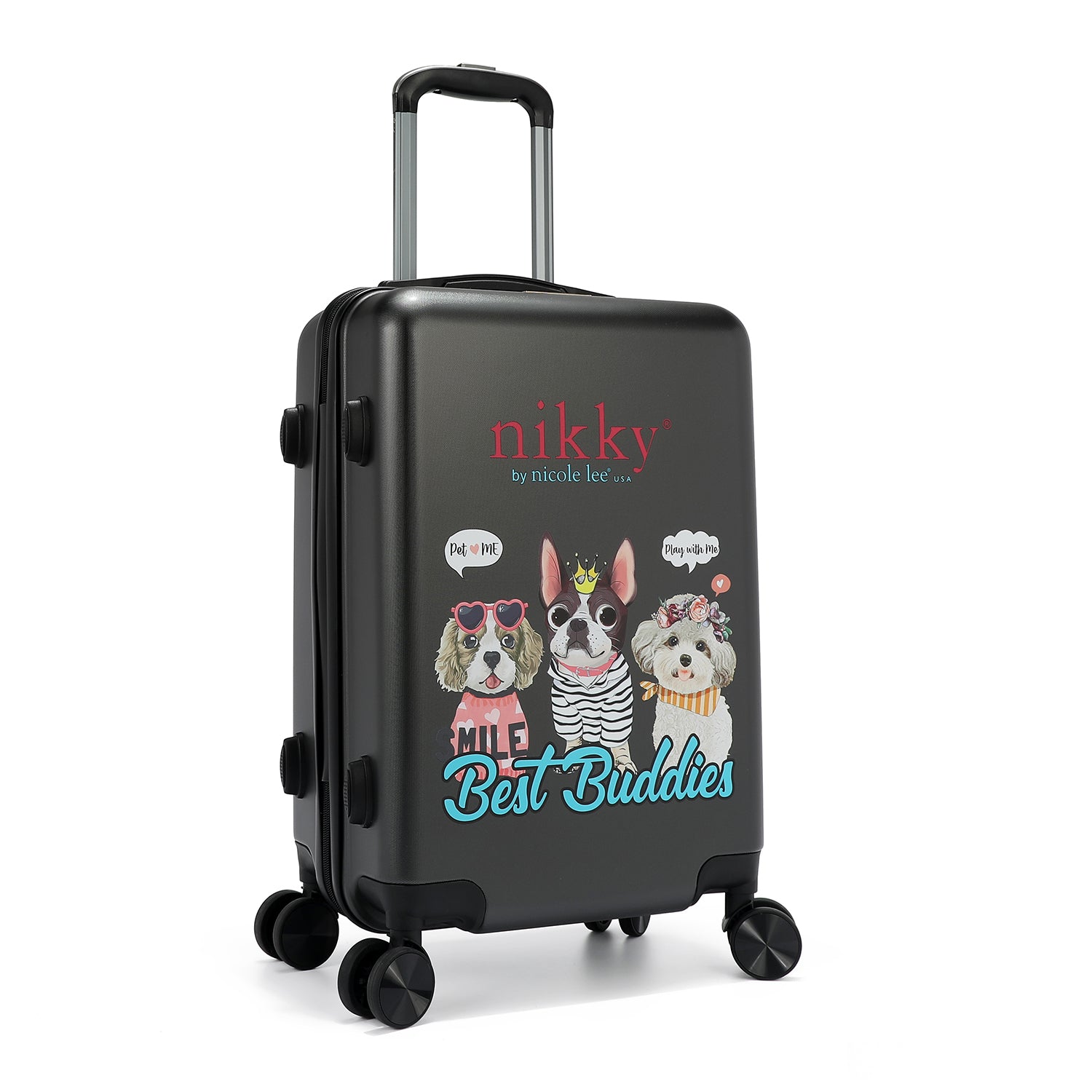 MALETA DE CABINA DE PLASTICO ABS (BEST BUDDIES)