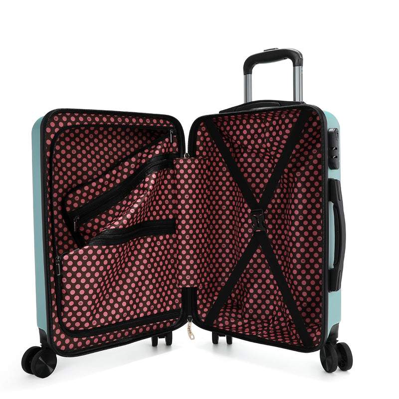 ABS PLASTIC CABIN SUITCASE (<tc>FLOWER DAY</tc>)