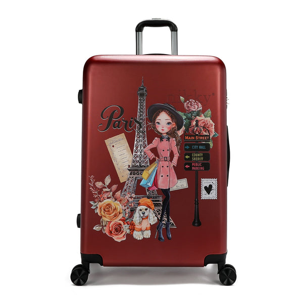SET OF 3 RIGID SUITCASES (<tc><tc>Emily Goes Paris</tc></tc>)