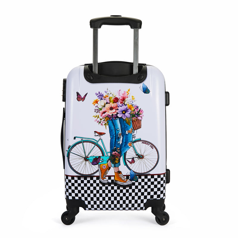 SET OF 2 ABS PLASTIC SUITCASES <tc><tc>Step By Step</tc></tc>