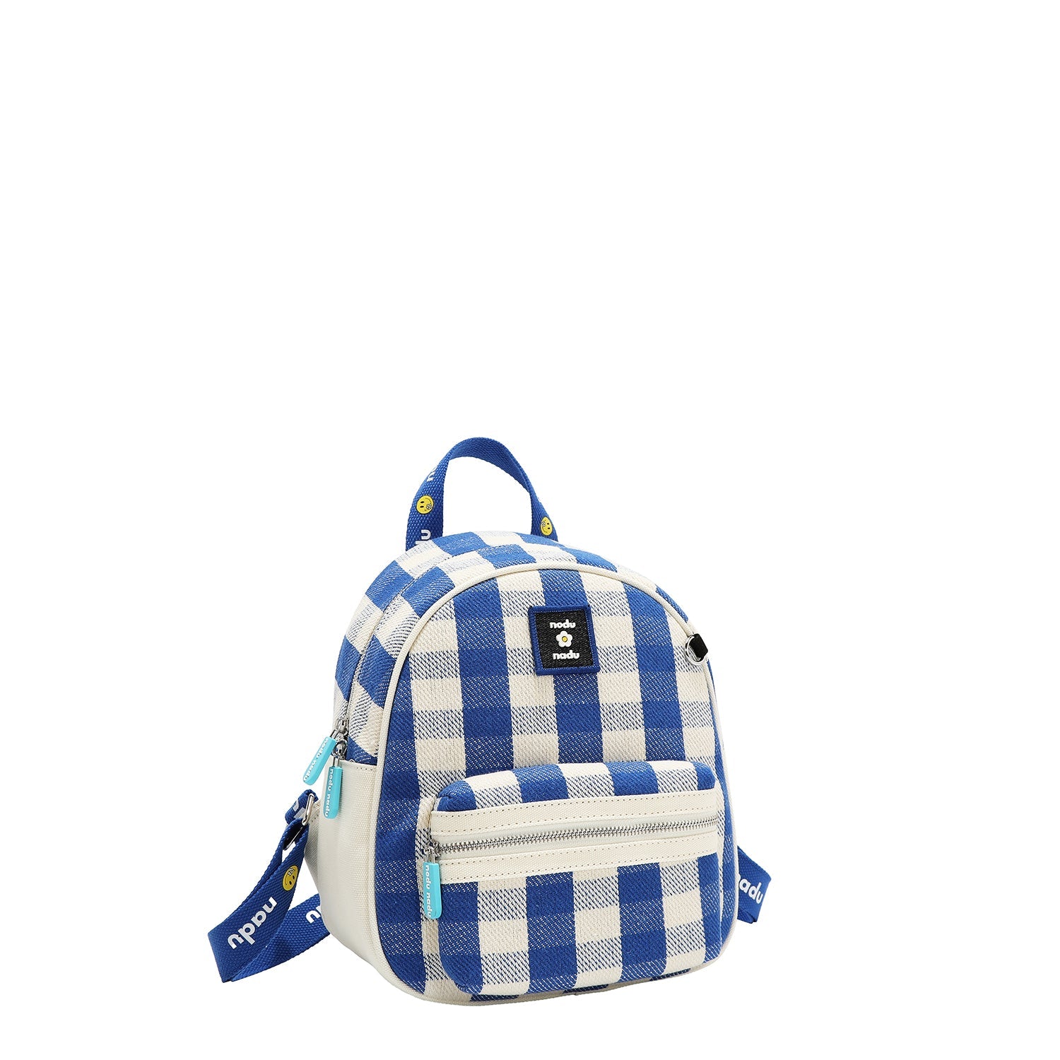 ZAINO CORDY A QUADRI (BLU)