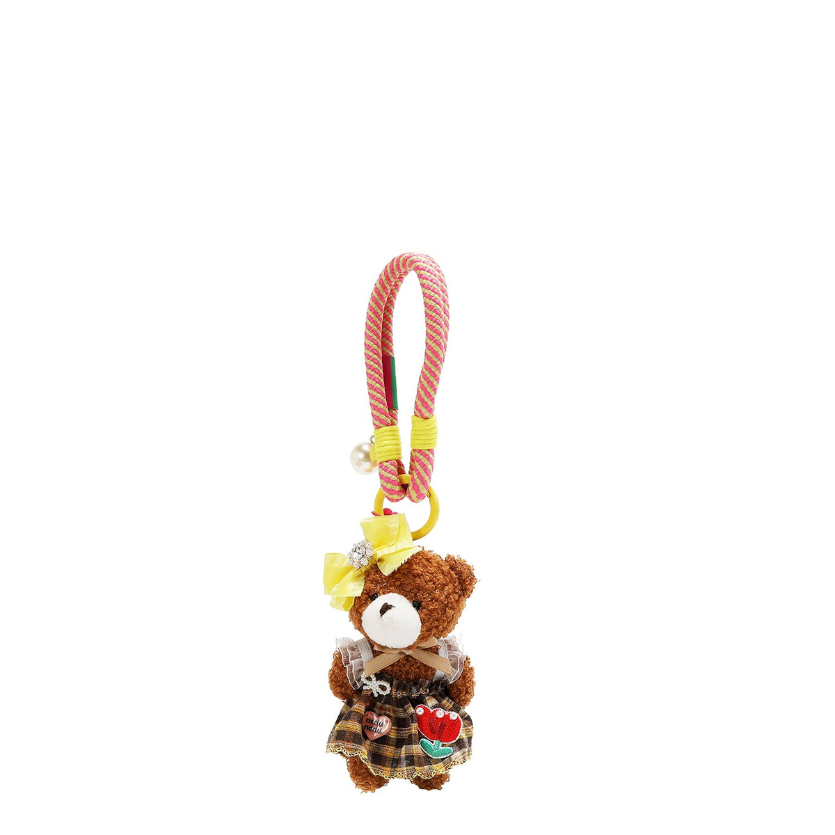 Amuleto de vestido xadrez "LULU BEAR"