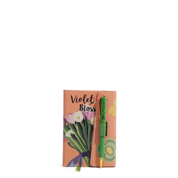 MONTHLY PLANNER WITH PEN (<tc>VIOLET BLOSSOM</tc>)