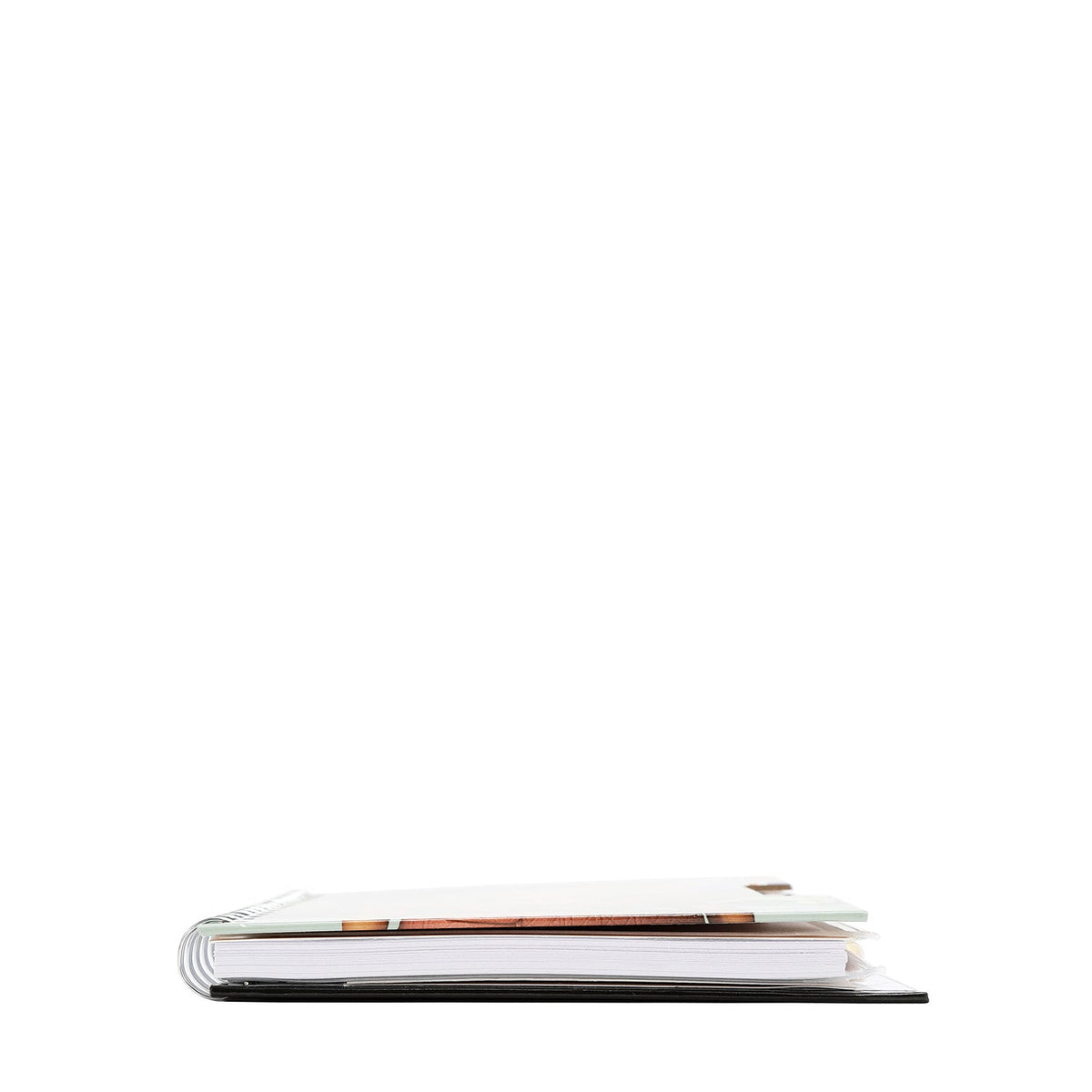 AGENDA ESPIRAL CON BOLSILLO CON CREMALLERA Y NOTAS ADHESIVAS (LONDON EYE-MARRON)