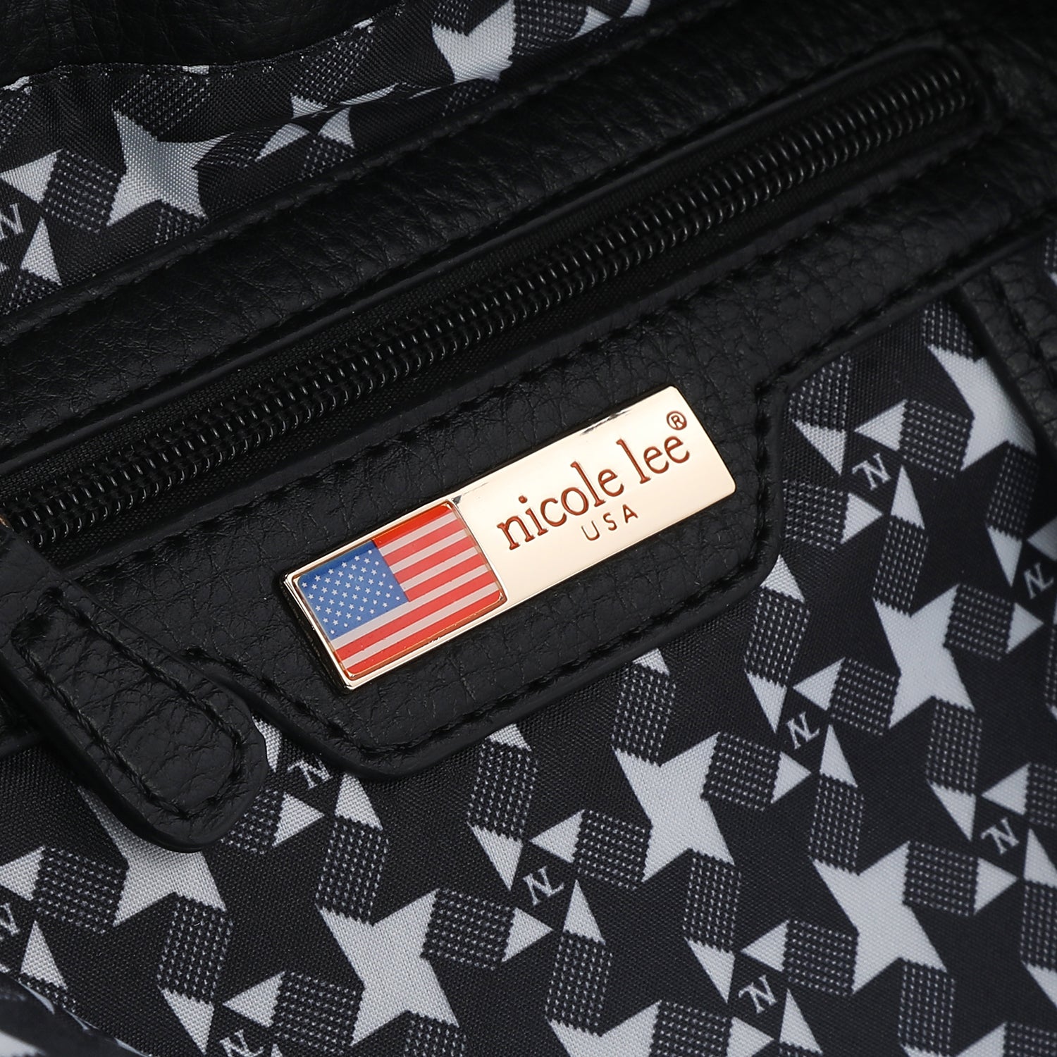 BOLSO BOSTON CON ENCAJE (NEGRO)