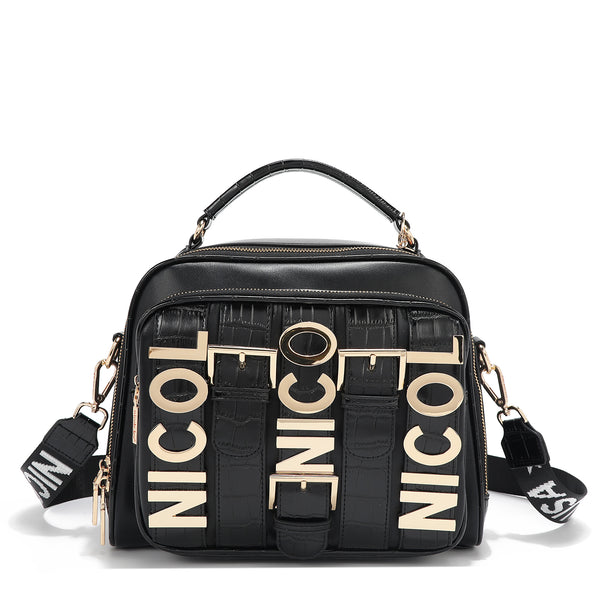 Calista handbag with upper handle (black)