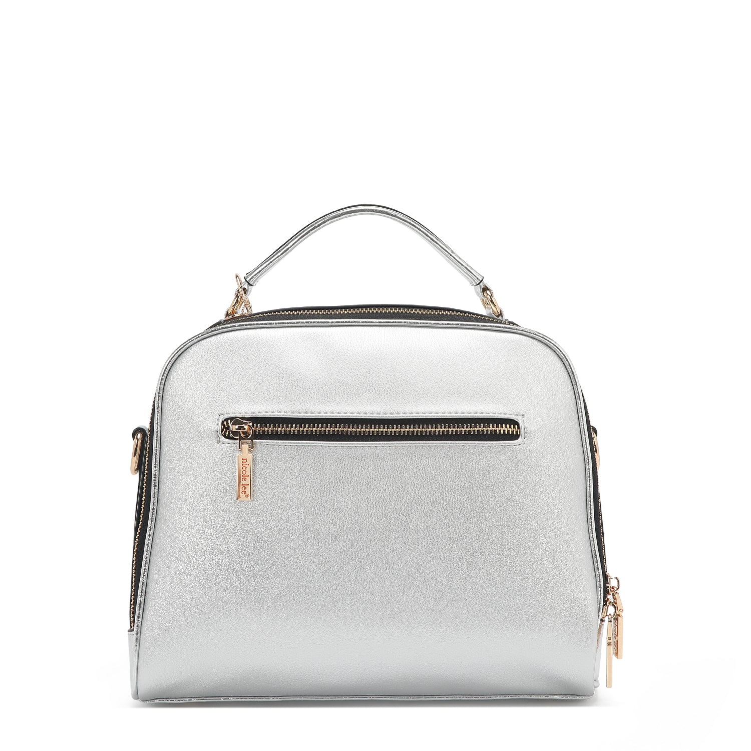 CALISTA BOLSO DE MANO CON ASA SUPERIOR (PLATEADO)