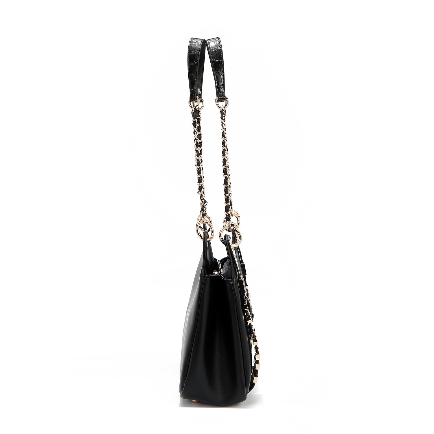 CALISTA BOLSO DE HOMBRO CON CADENA (NEGRO)