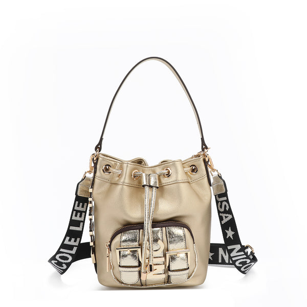 Calista shovel bag (gold)