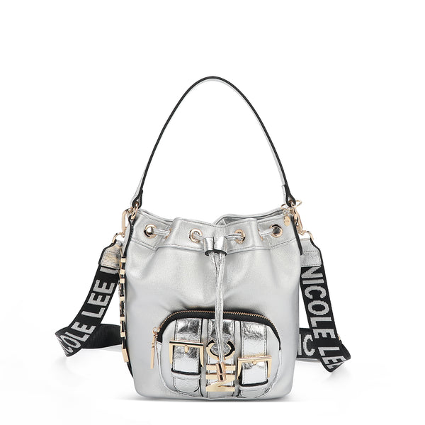 Calista shovel bag (silver)