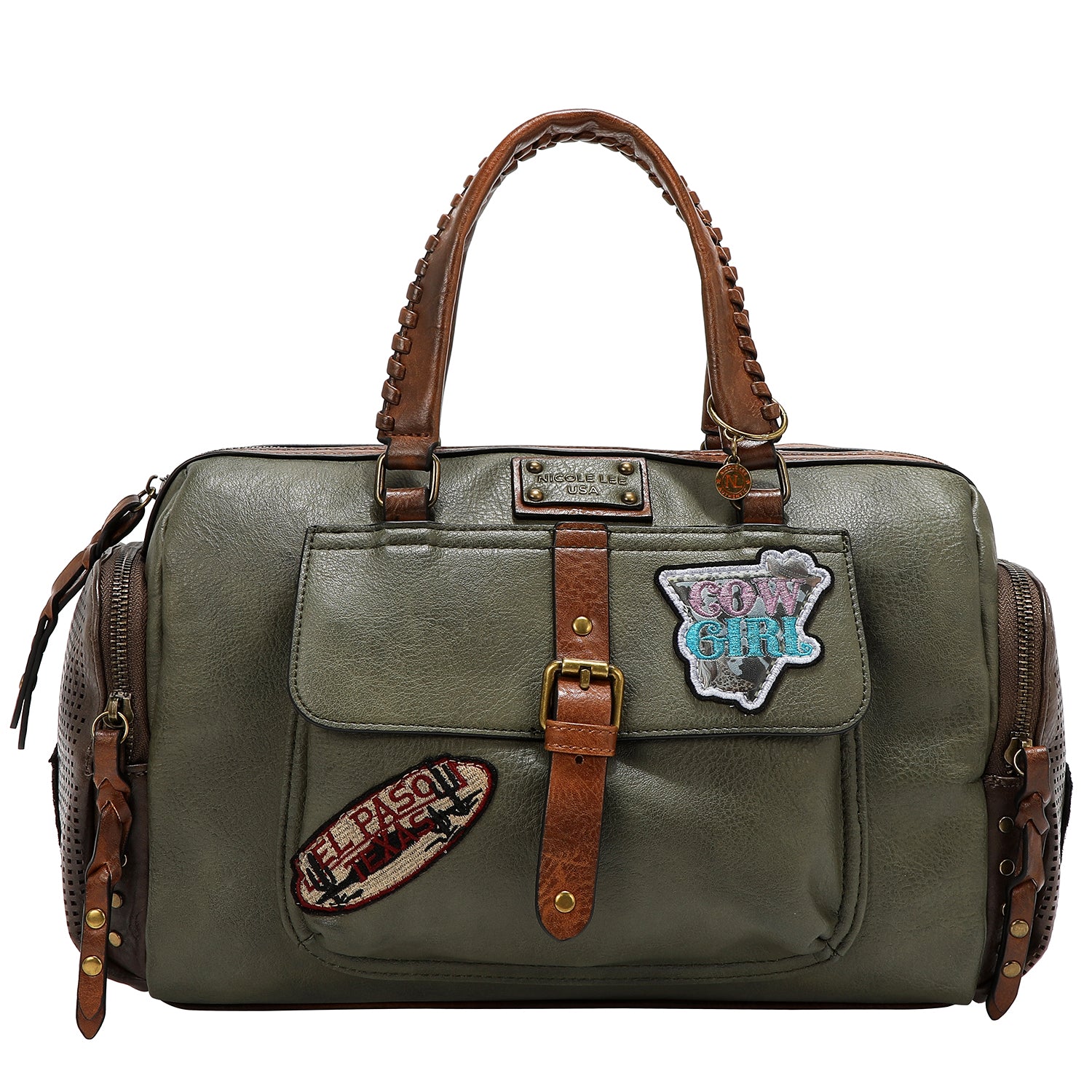 BOSTON VINTAGE CON PATCH (OLIVA)