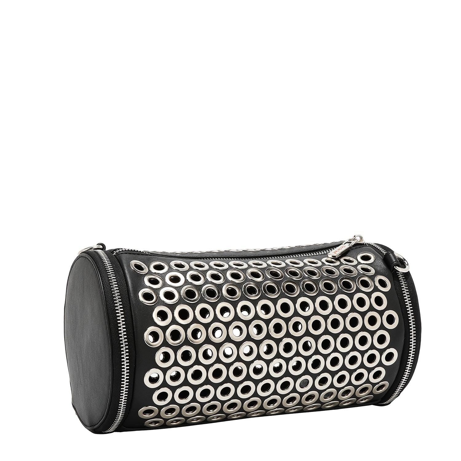 BORSA A BARILE CON BORDO OCCHIELLO (NERO)