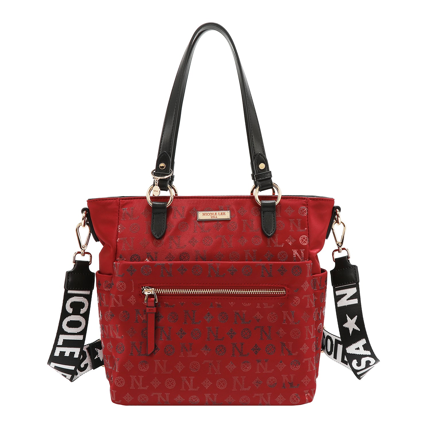 BORSA A MANO MONOGRAMMA (ROSSA)