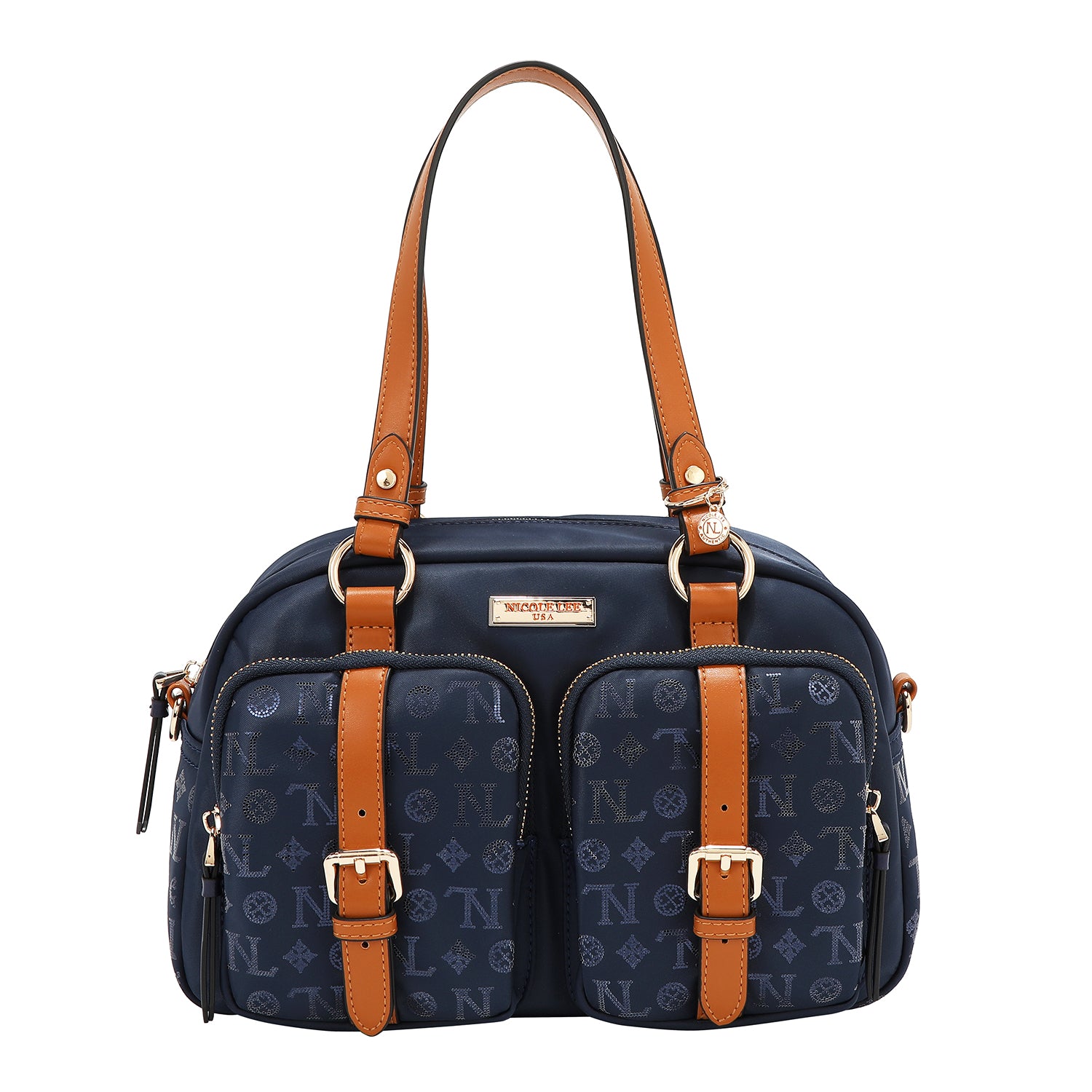 BOSTON CON LOGO MONOGRAMMA (BLU)