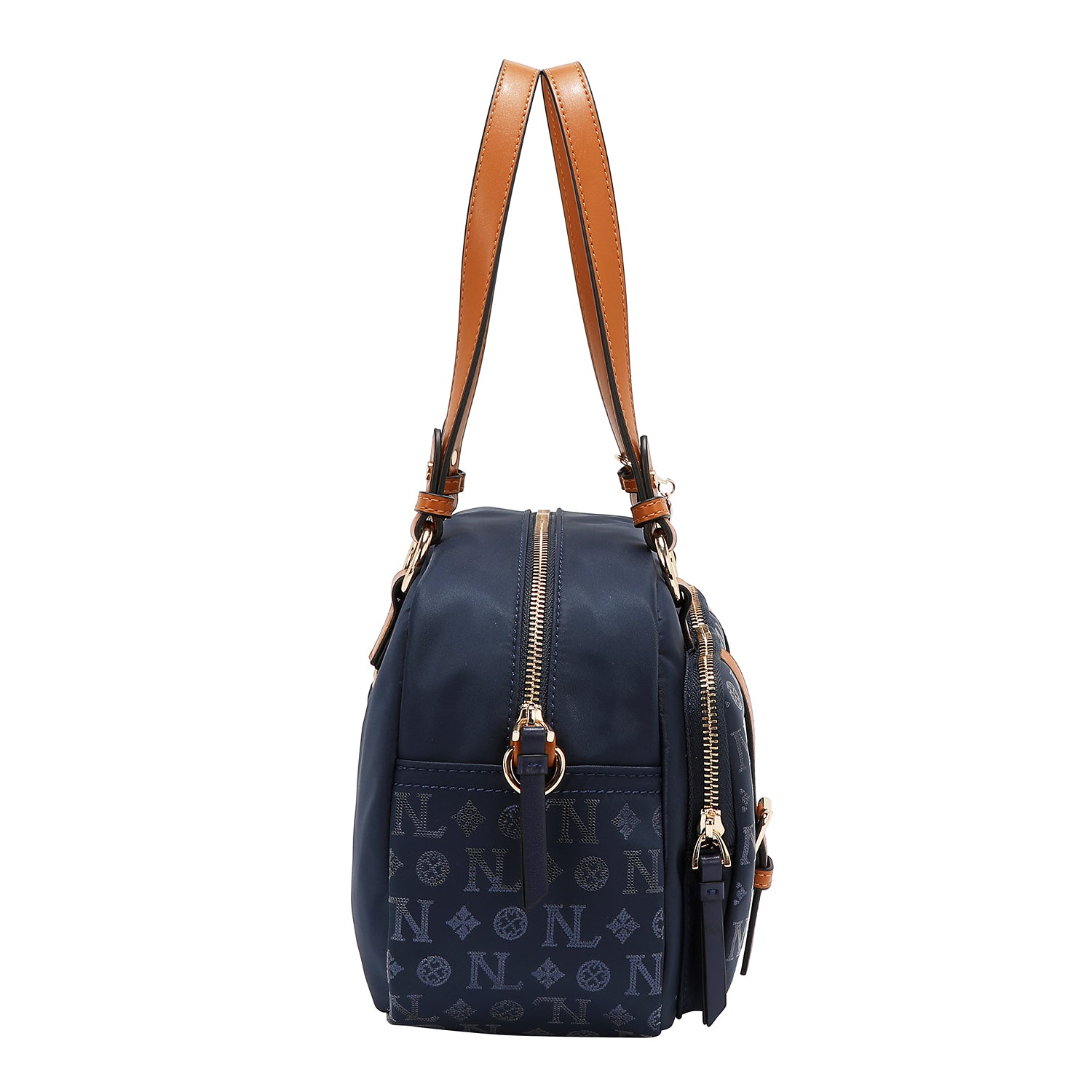 BOSTON CON LOGO MONOGRAMMA (BLU)