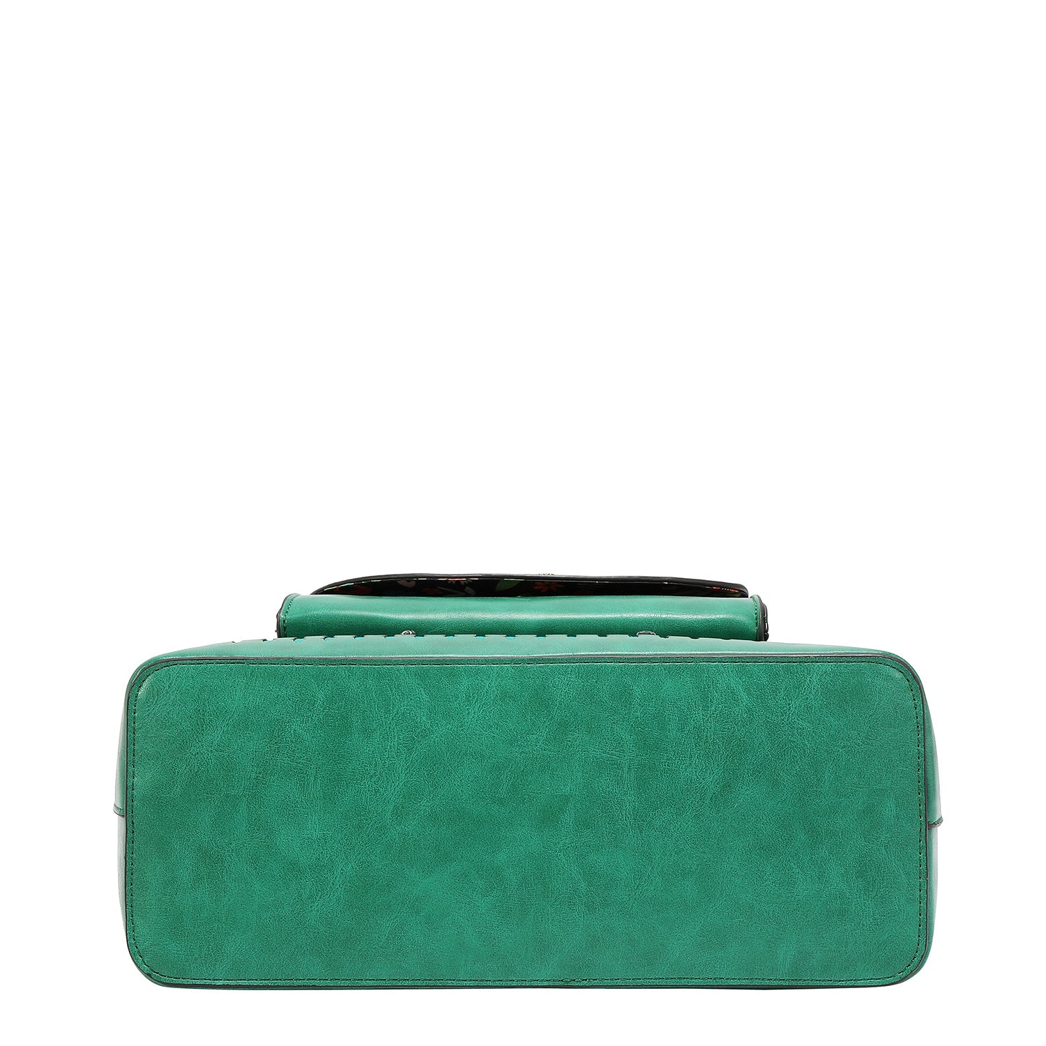 TOTE BAG WITH STITCHING (GREEN)