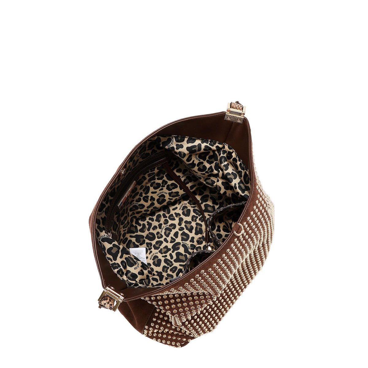 BOLSO BOHO GLAM CON TACHUELAS (NEGRO)