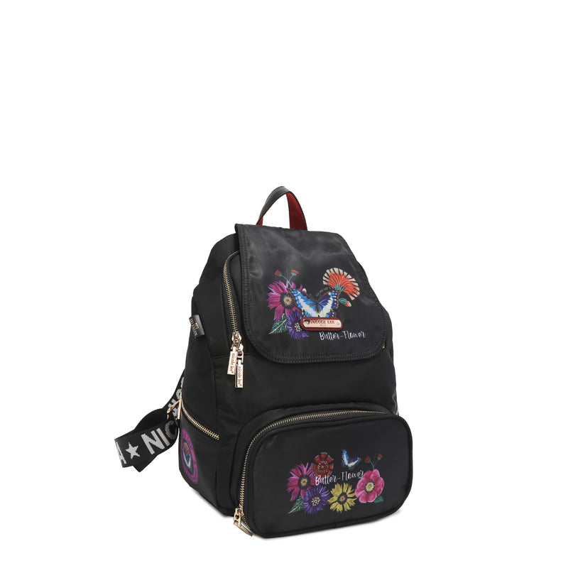 &quot; MULTIPURPOSE NYLON BACKPACK<tc>BUTTER FLOWER</tc>&quot;