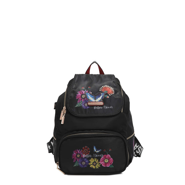&quot; MULTIPURPOSE NYLON BACKPACK<tc>BUTTER FLOWER</tc>&quot;