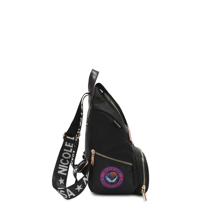 &quot; MULTIPURPOSE NYLON BACKPACK<tc>BUTTER FLOWER</tc>&quot;