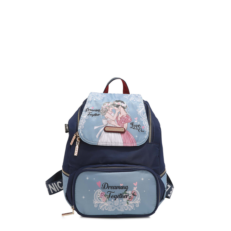 &quot; MULTIPURPOSE NYLON BACKPACK<tc>BUTTER FLOWER</tc>&quot;