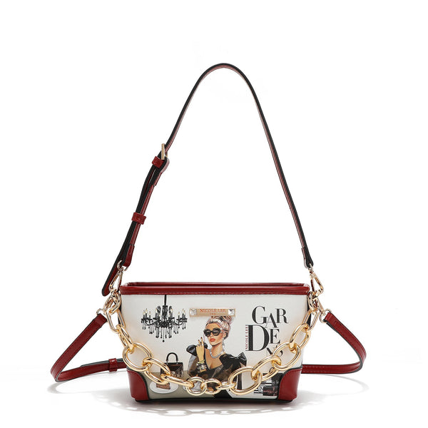 SMALL HANDBAG WITH CHAIN <tc>LADY IN BLACK</tc>