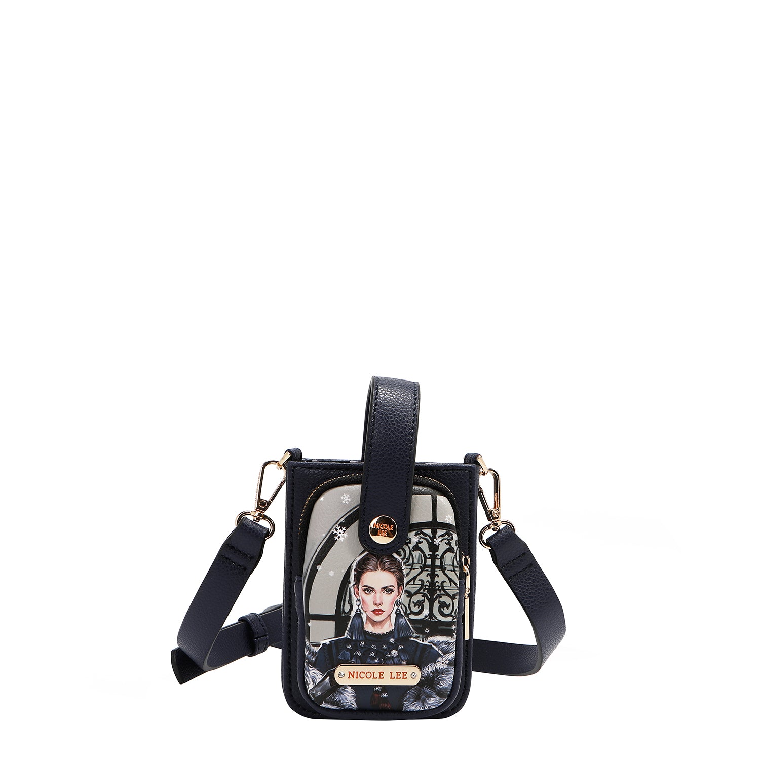 CAPA TRANSVERSAL PARA CELULAR COM ALÇA (<tc>MODA SNOWFLAKE</tc>)