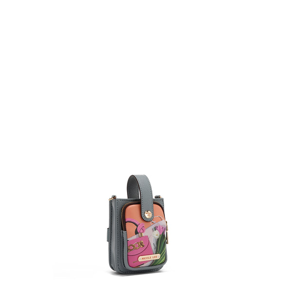CROSSBODY PHONE CASE WITH STRAP (<tc>VIOLET BLOSSOM</tc>)