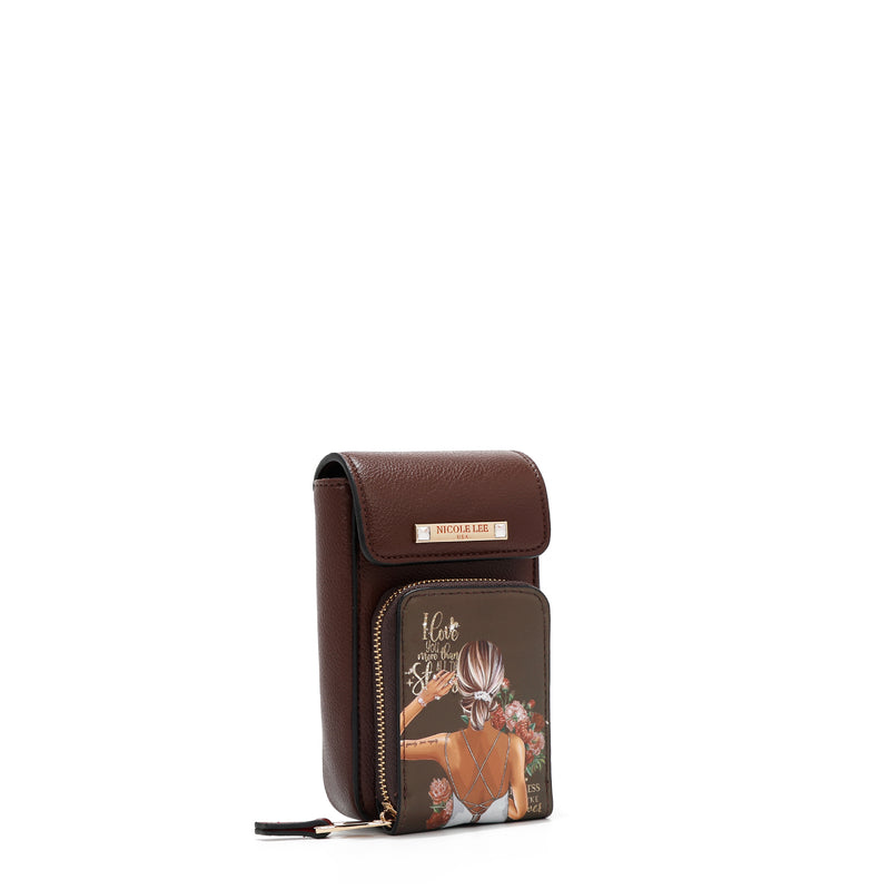 CROSSBODY PHONE CASE WITH FLAP (<tc><tc>Blind Date</tc></tc>)