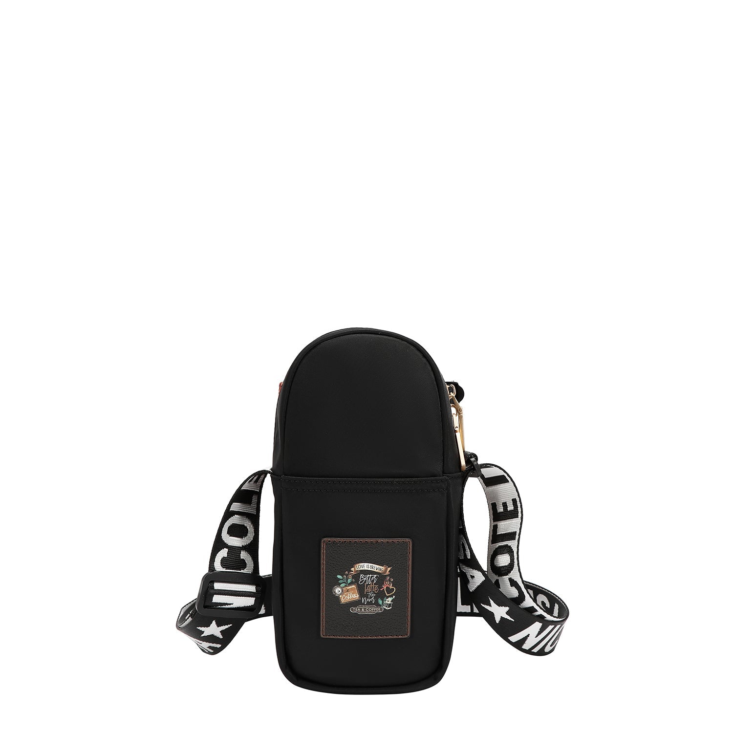 SHOULDER BAG WITH BOTTLE HOLDER (<tc>VIRTUAL FRIEND</tc>)