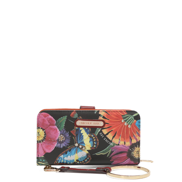 Fashion printed portfolio with zipper