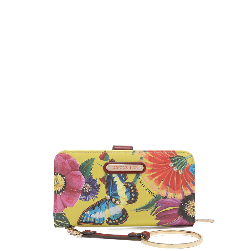 Fashion printed portfolio with zipper