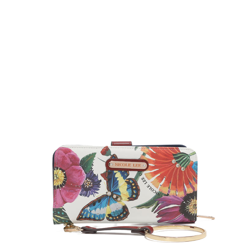 Fashion printed portfolio with zipper