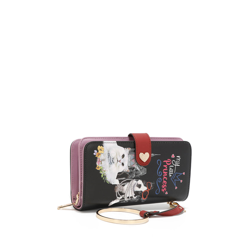 NL SIGNATURE FOLDING WALLET WITH STRAP (<tc><tc>Family Yearbook</tc></tc>)