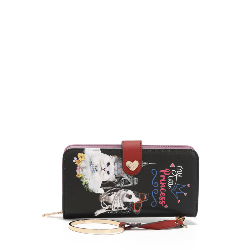 NL SIGNATURE FOLDING WALLET WITH STRAP (<tc><tc>Family Yearbook</tc></tc>)