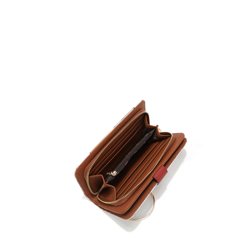 NL SIGNATURE FOLDING WALLET WITH STRAP (<tc><tc>Hollywood Drive</tc></tc>)