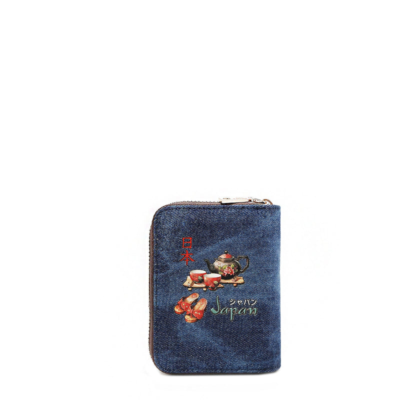 DENIM HEART FOLDABLE WALLET (<tc><tc>Ladies Night Out</tc></tc>)