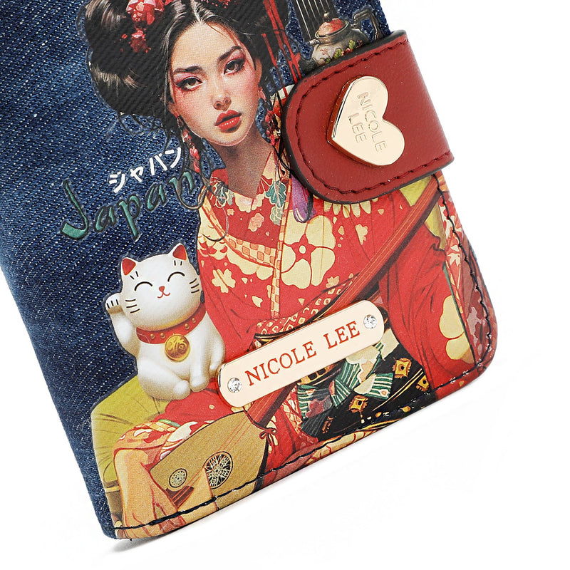DENIM HEART FOLDABLE WALLET (<tc><tc>Ladies Night Out</tc></tc>)