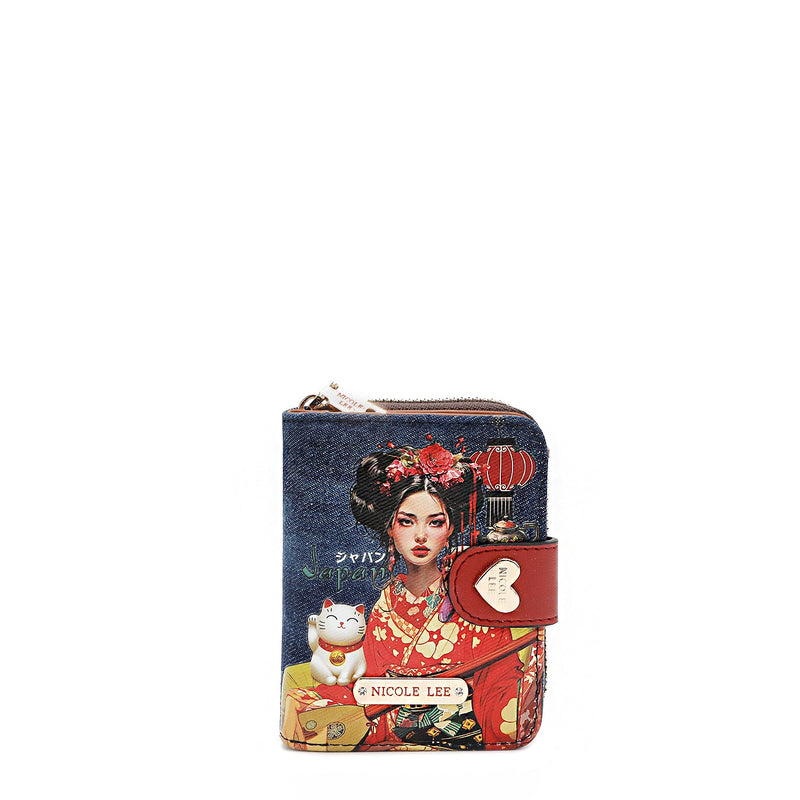 DENIM HEART FOLDABLE WALLET (<tc><tc>Ladies Night Out</tc></tc>)