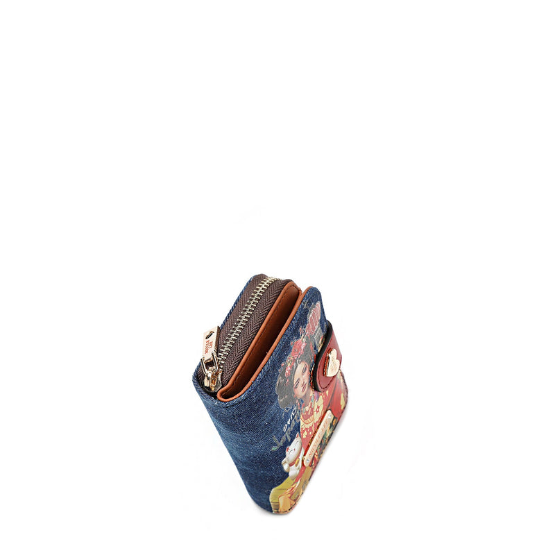 DENIM HEART FOLDABLE WALLET (<tc><tc>Ladies Night Out</tc></tc>)
