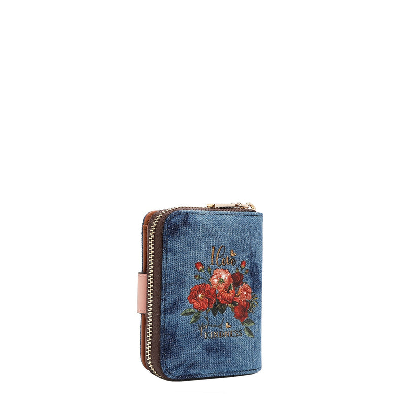 DENIM HEART FOLDABLE WALLET (<tc><tc>Ladies Night Out</tc></tc>)