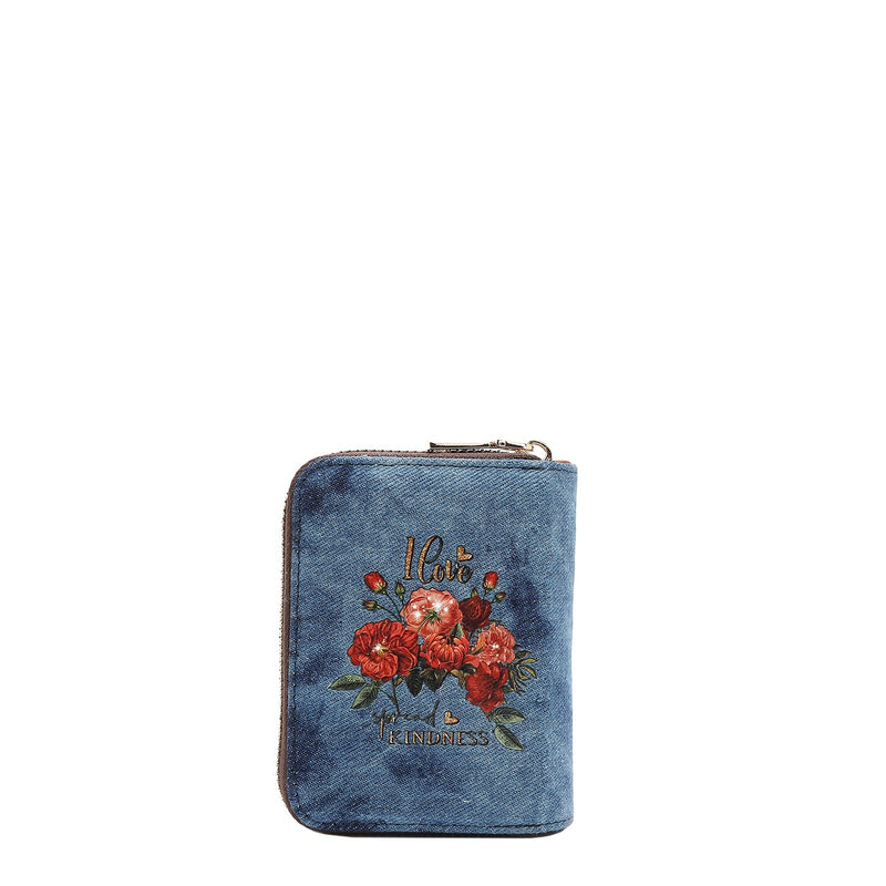 DENIM HEART FOLDABLE WALLET (<tc><tc>Ladies Night Out</tc></tc>)