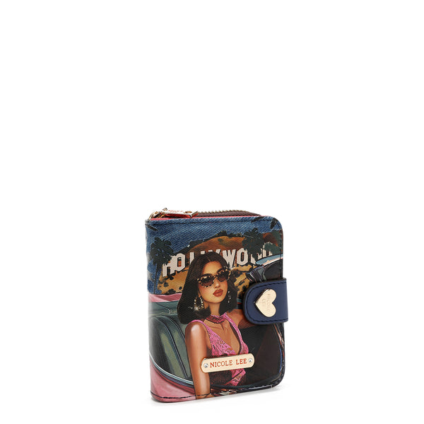 DENIM HEART FOLDABLE WALLET (<tc><tc>Hollywood Drive</tc></tc>)