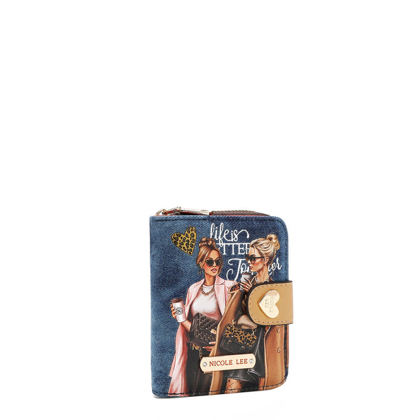 DENIM HEART FOLDABLE WALLET (<tc><tc>Ladies Night Out</tc></tc>)