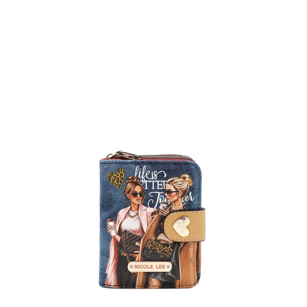DENIM HEART FOLDABLE WALLET (<tc><tc>Ladies Night Out</tc></tc>)