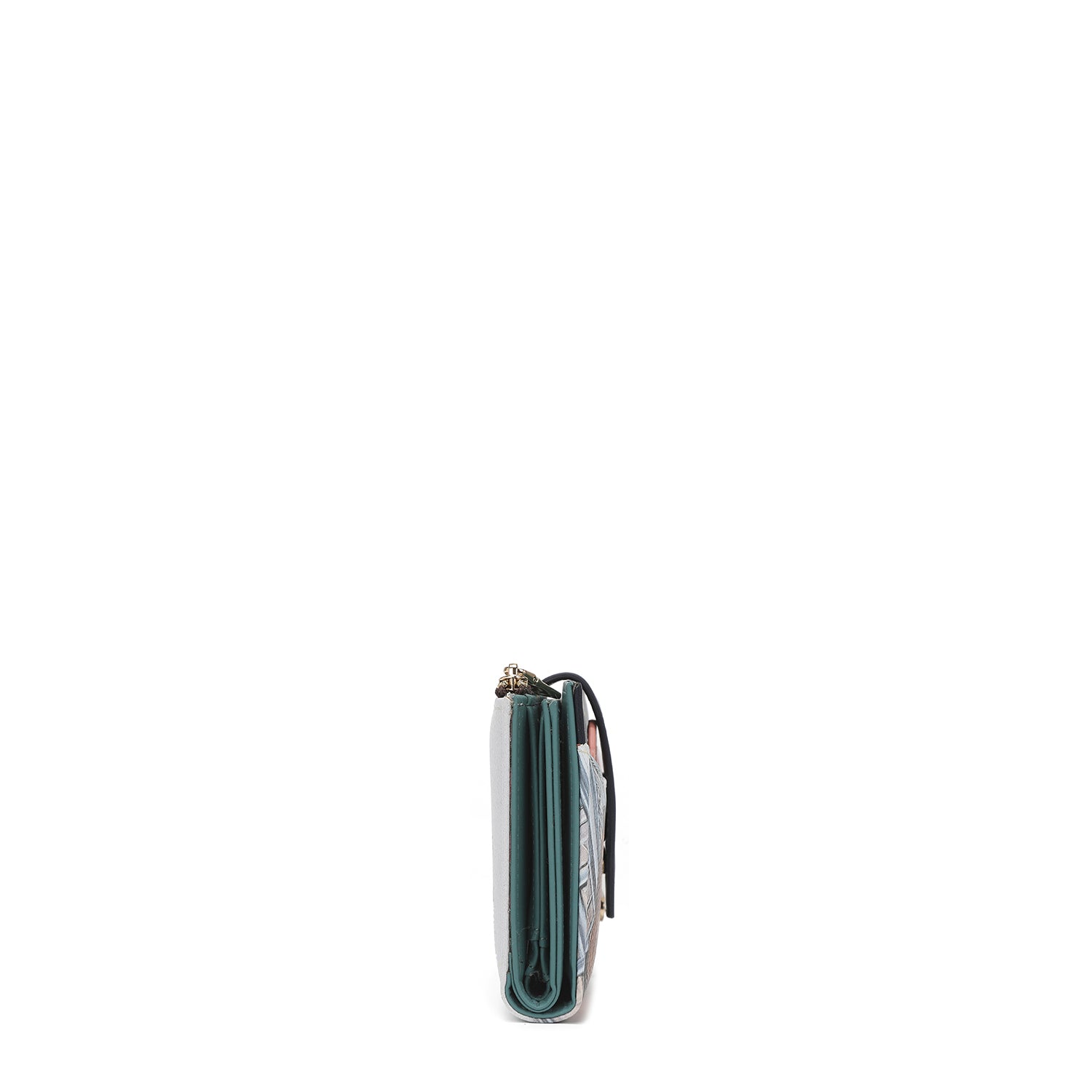 CARTERA DOBLE COMPACTA DE MODA CON BLOQUEO RFID