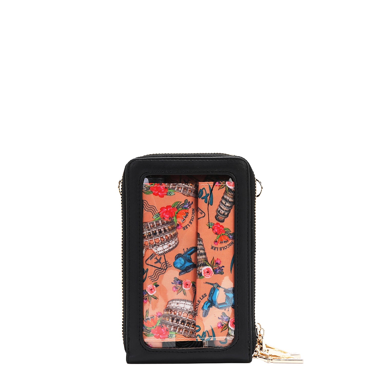 BORSA A TRACOLLA MULTIFUNZIONALE PER TELEFONO CELLULARE (<tc>MARTHA TRAVELS ITALY</tc>)