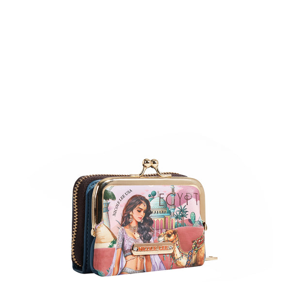 MINI JULIA WALLET (<tc>QUEEN CLEOPATRA</tc>)