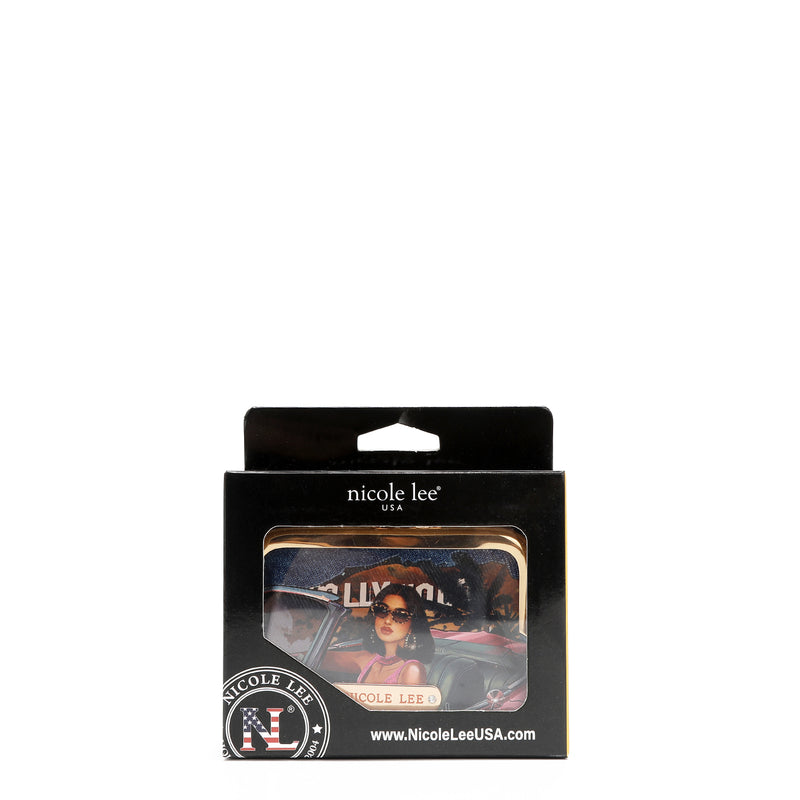 MINI JULIA DENIM WALLET (<tc><tc>Hollywood Drive</tc></tc>)